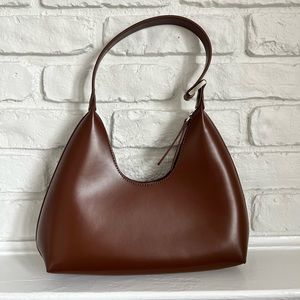 Faux Leather Shoulder Purse